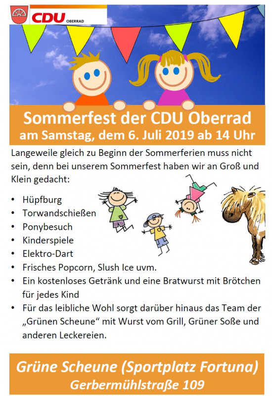 Sommerfest der CDU Oberrad